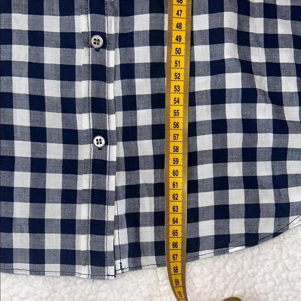 J. Crew Blue and White Long Sleeve Tee